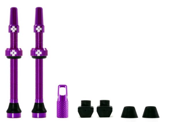 Muc-off tubeless valve kit universeel 60mm purple