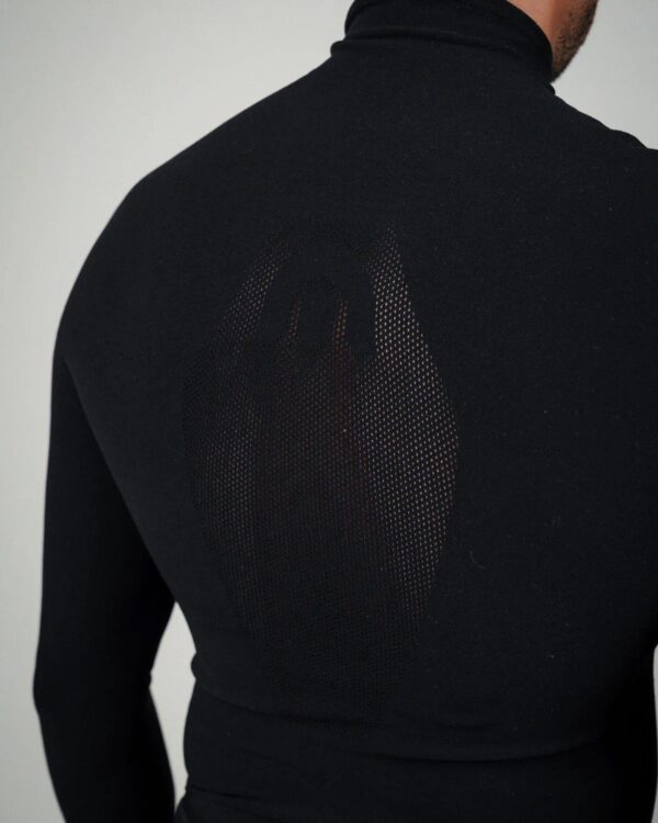 Drynamo Long Sleeve BaseLayer High Neck Black S/M - Afbeelding 2